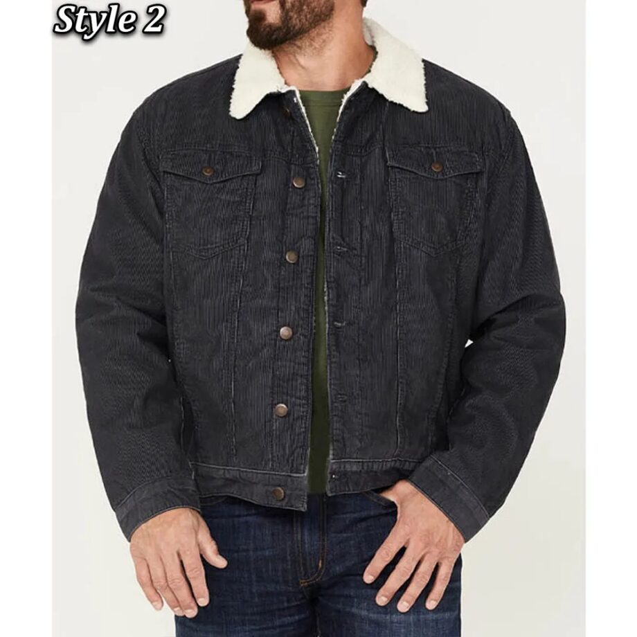 Big Sky S03 Jensen Ackles Corduroy Jacket