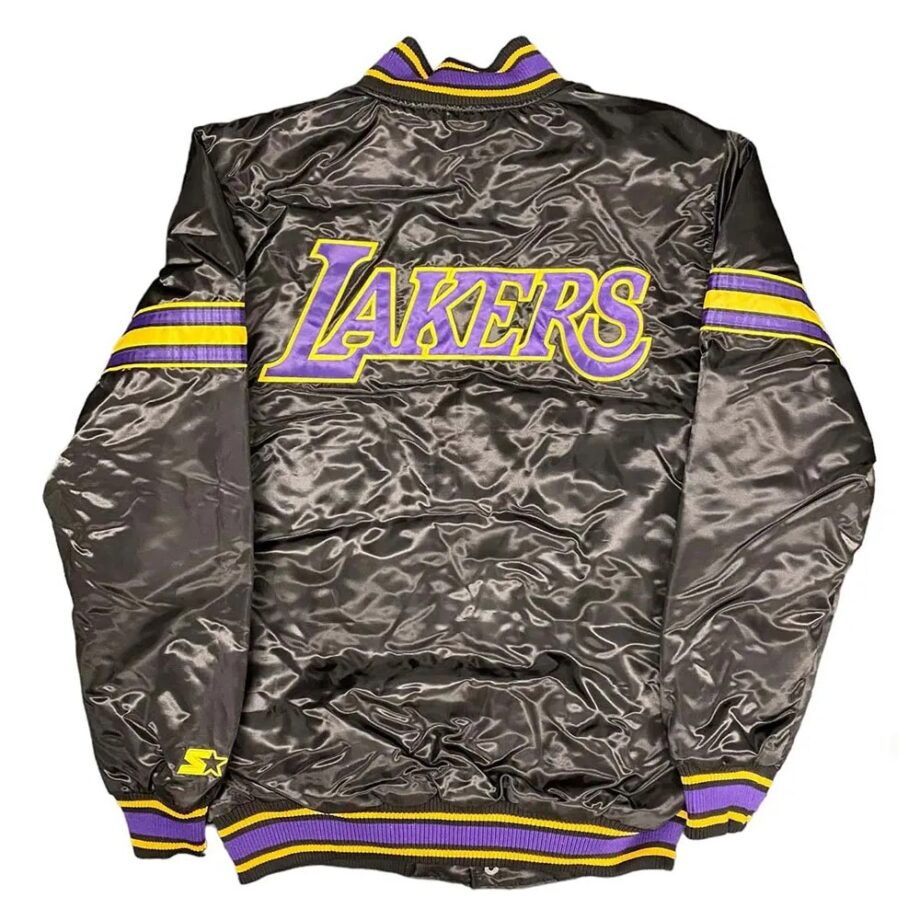 Black Los Angeles Lakers Pick & Roll Jacket