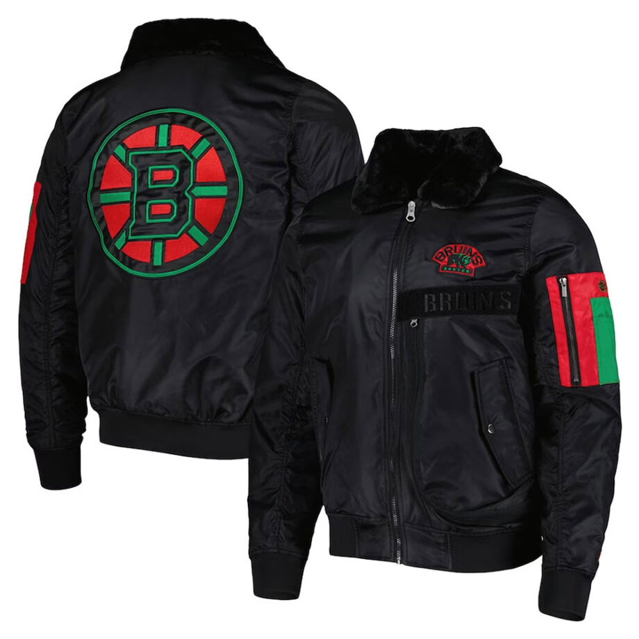 Boston Bruins Ty Mopkins Black Jacket
