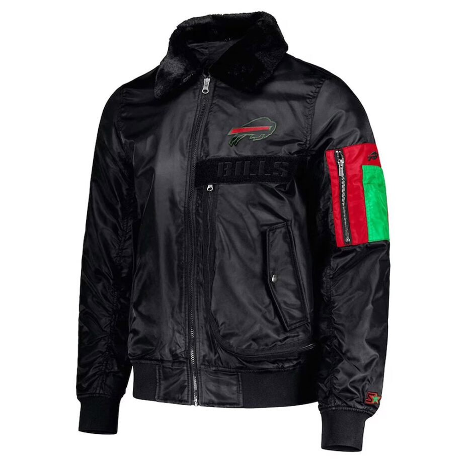 Buffalo Bills Ty Mopkins Black Jacket