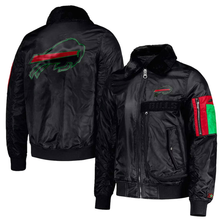 Buffalo Bills Ty Mopkins Black Jacket