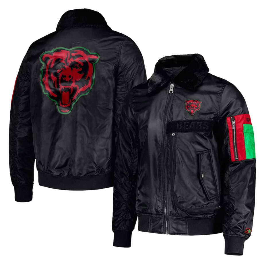 Chicago Bears Ty Mopkins Black Jacket