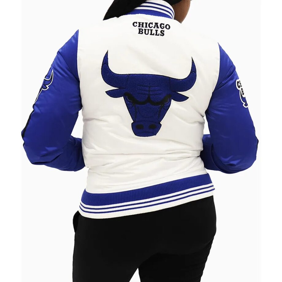 Chicago Bulls Two-Tone Satin Jacket