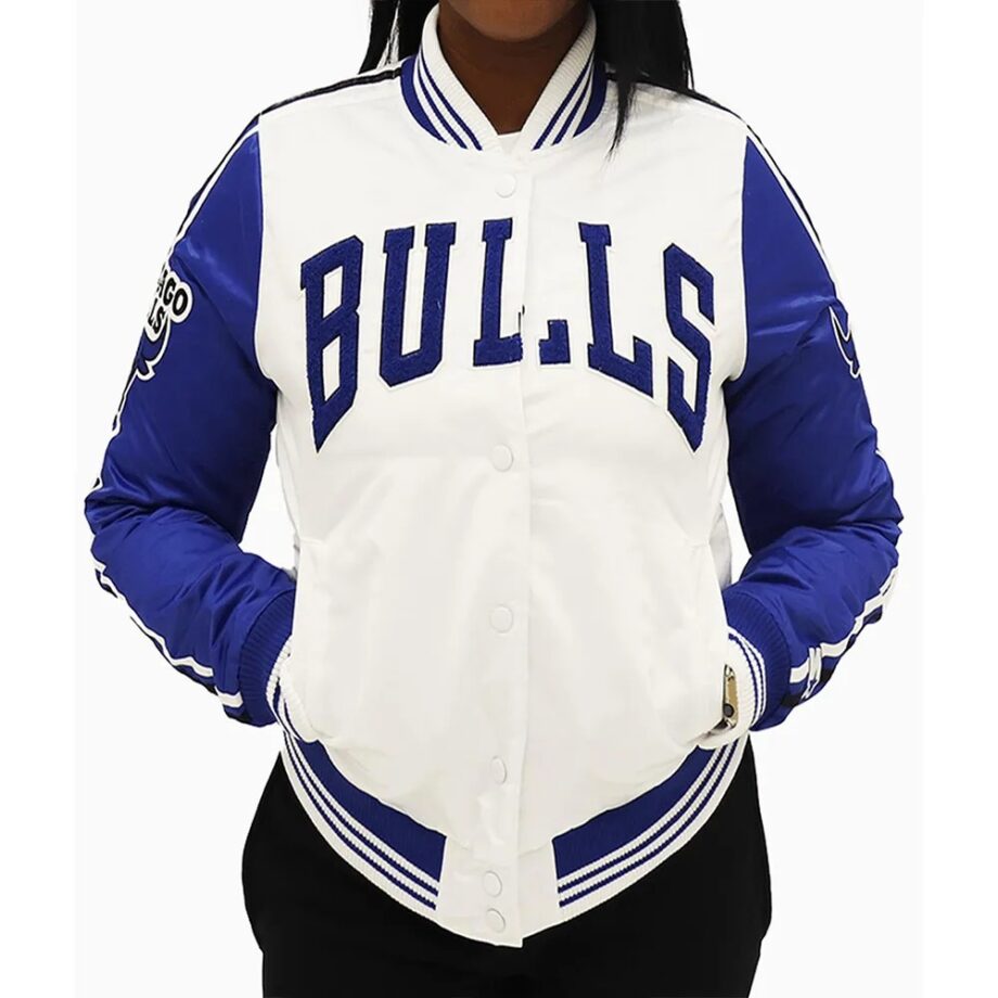 Chicago Bulls Two-Tone Satin Jacket