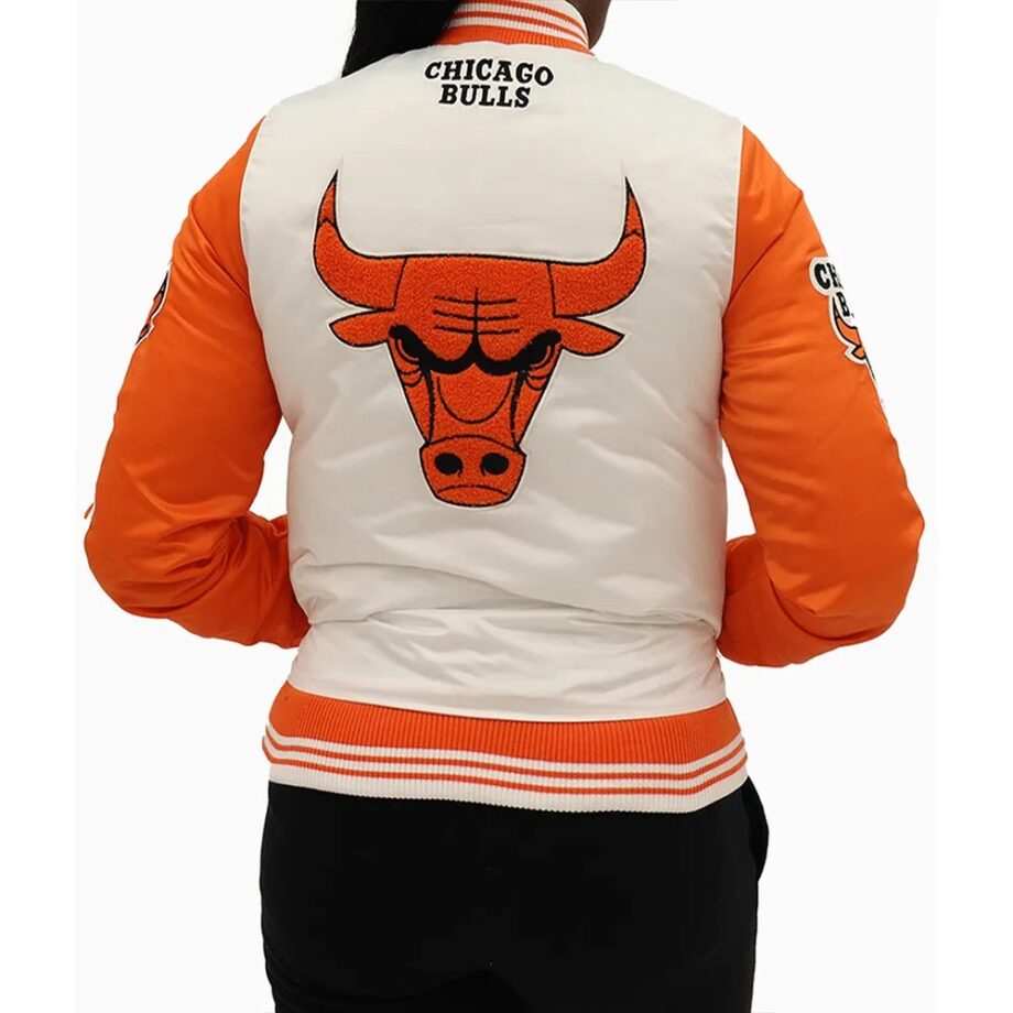 Chicago Bulls Two-Tone Satin Jacket