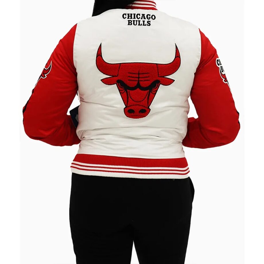 Chicago Bulls Two-Tone Satin Jacket