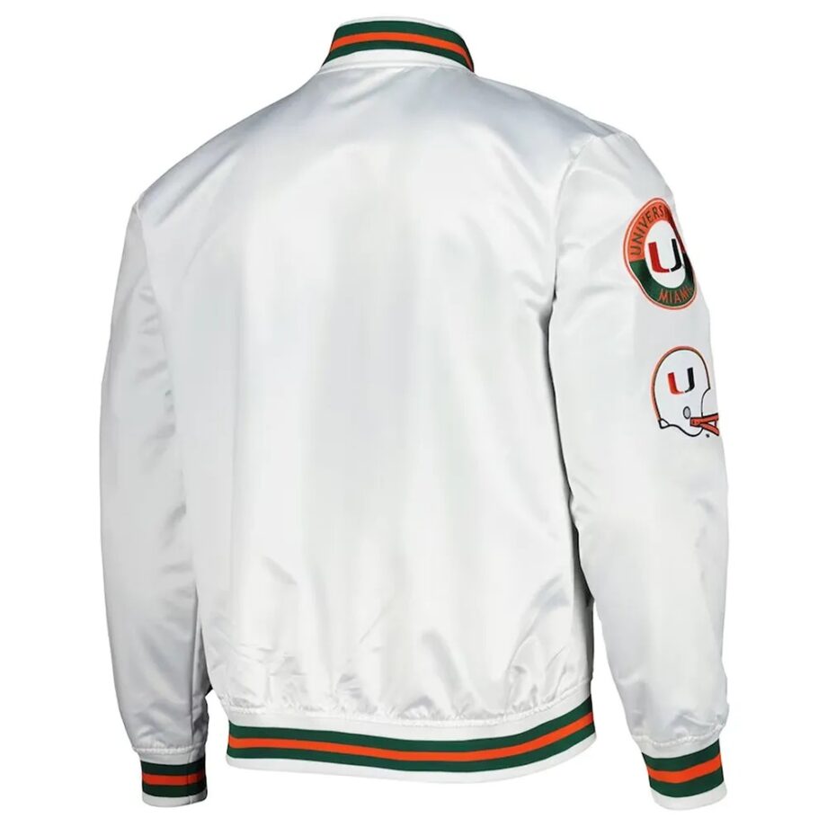 Miami Hurricanes White Jacket