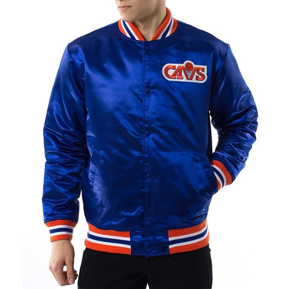 Cleveland Cavaliers Royal Satin Jacket
