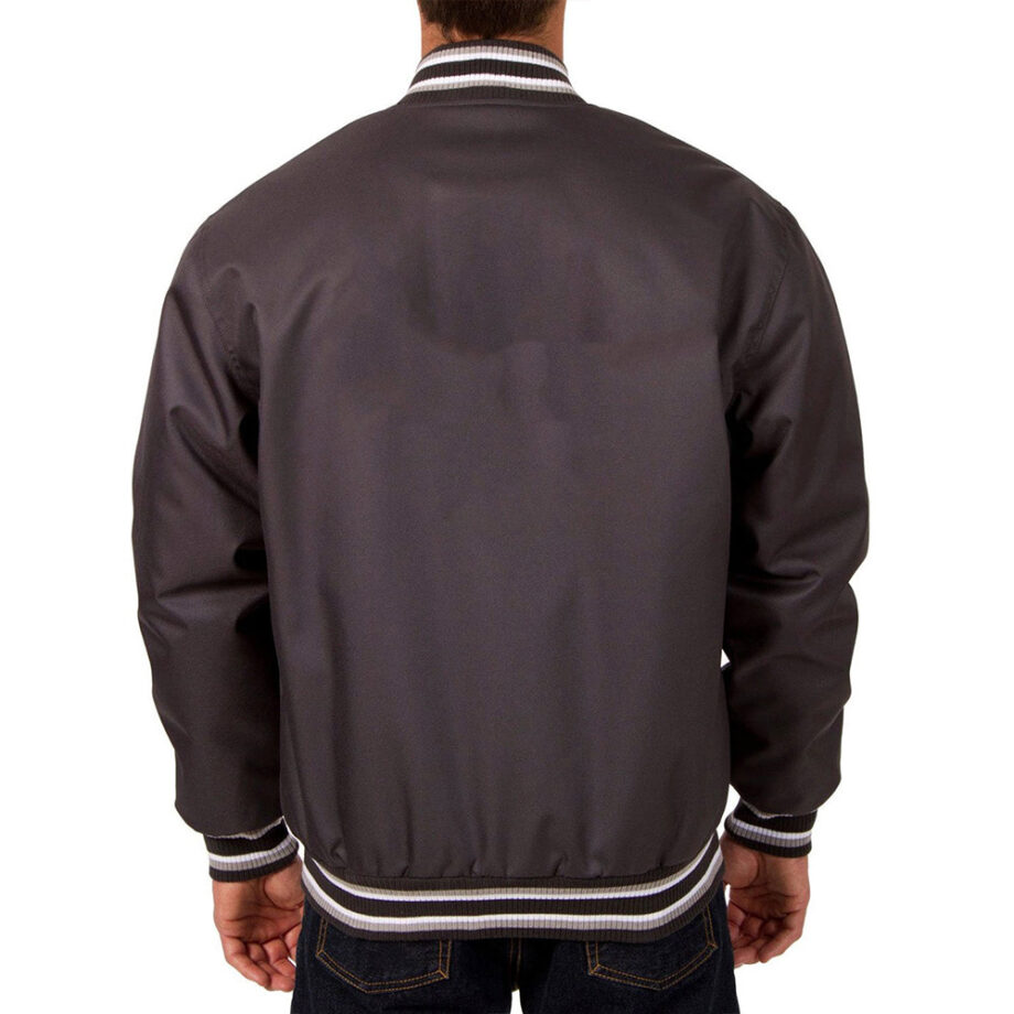 Columbus Blue Jackets Gray Poly Twill Jacket