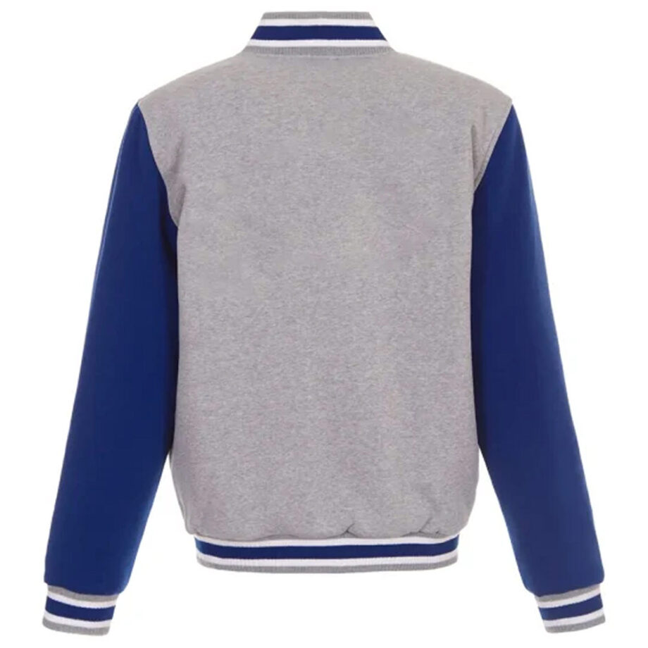Dallas Mavericks Gray & Royal Varsity Wool Jacket