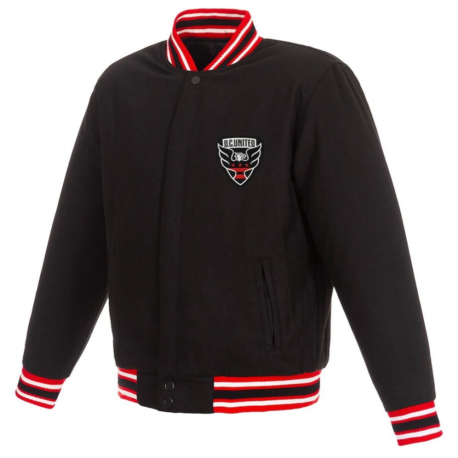 D.C. United Black Varsity Wool Jacket