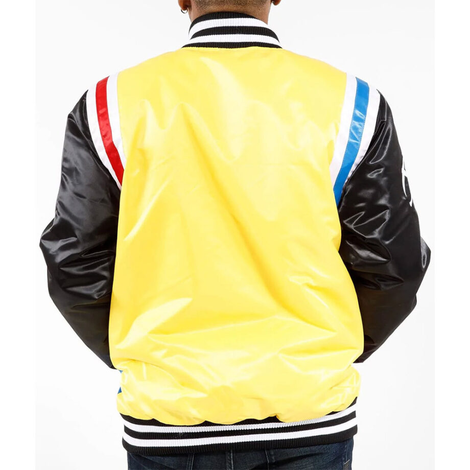 Denver Nuggets Color Block Satin Jacket