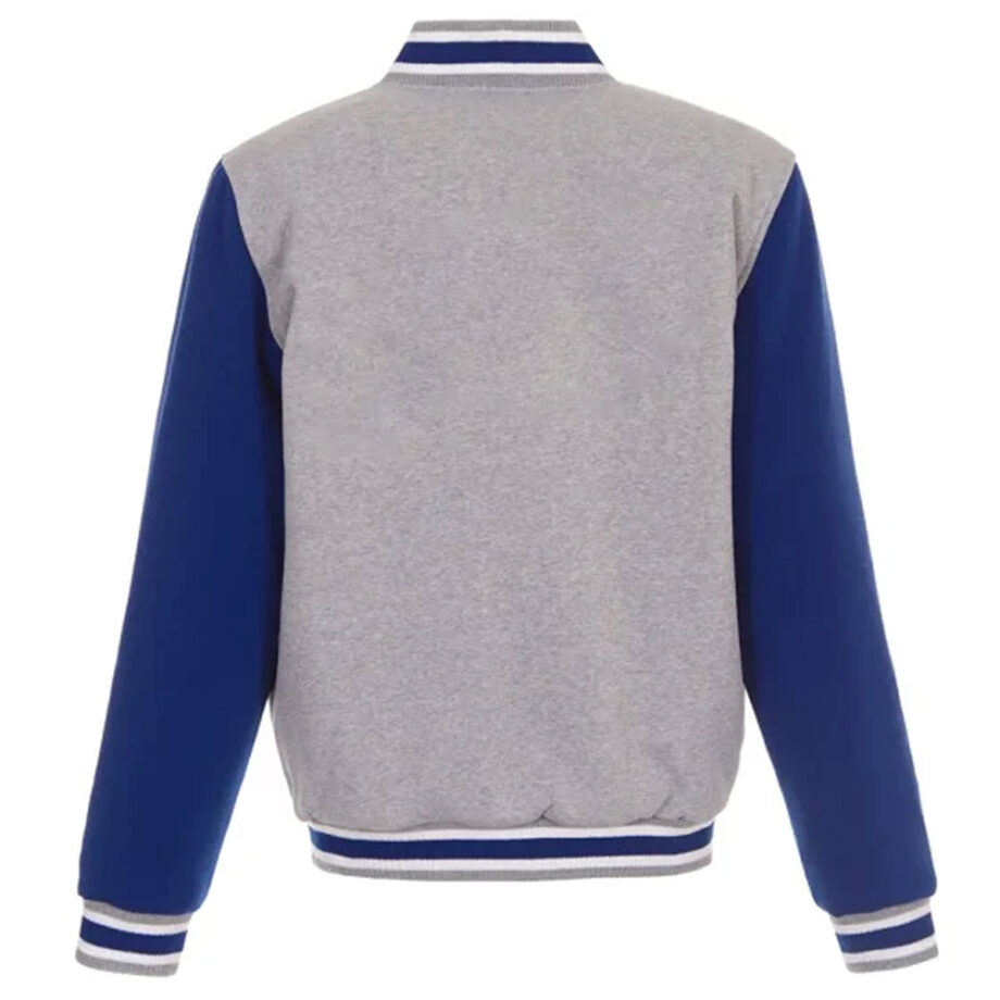 Detroit Pistons Gray & Royal Varsity Wool Jacket