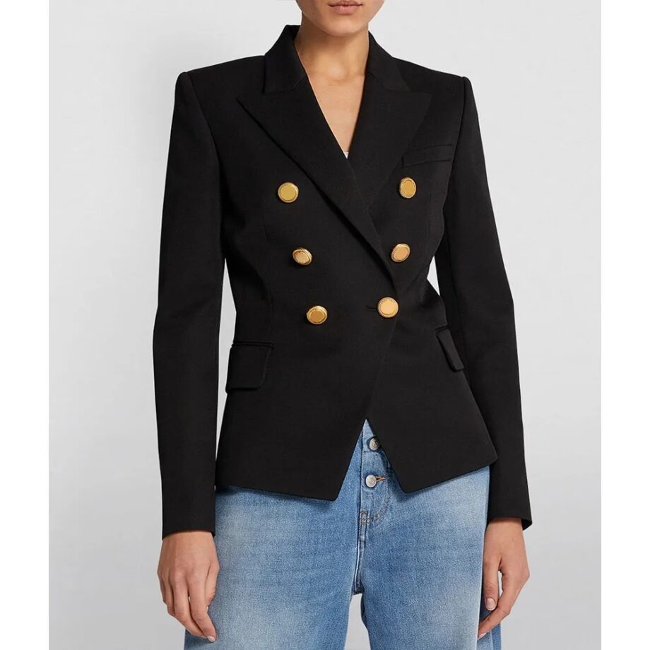 Women Double-Breasted Blazer