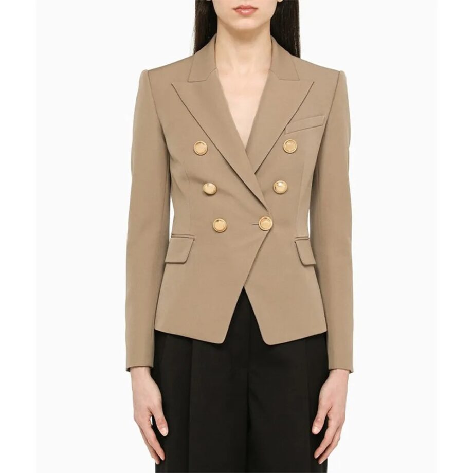 Women Double-Breasted Blazer
