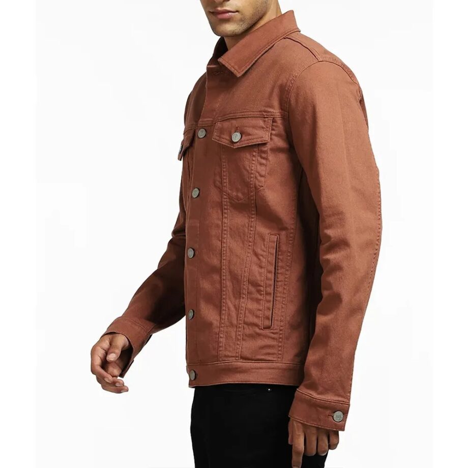 Emily in Paris Lucas Bravo Denim Brown Jacket