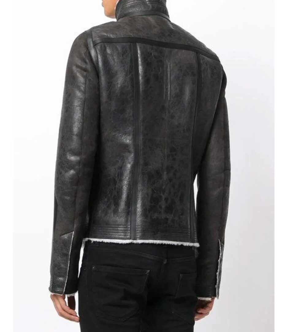 Erin Lichy RHONY Shearling Leather Jacket