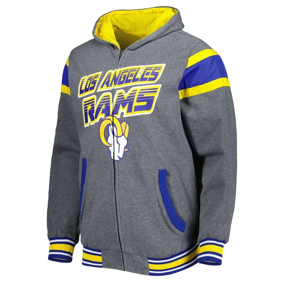 Gray Los Angeles Rams Extreme Hoodie