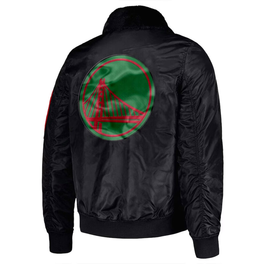 Golden State Warriors Mopkins Black Jacket
