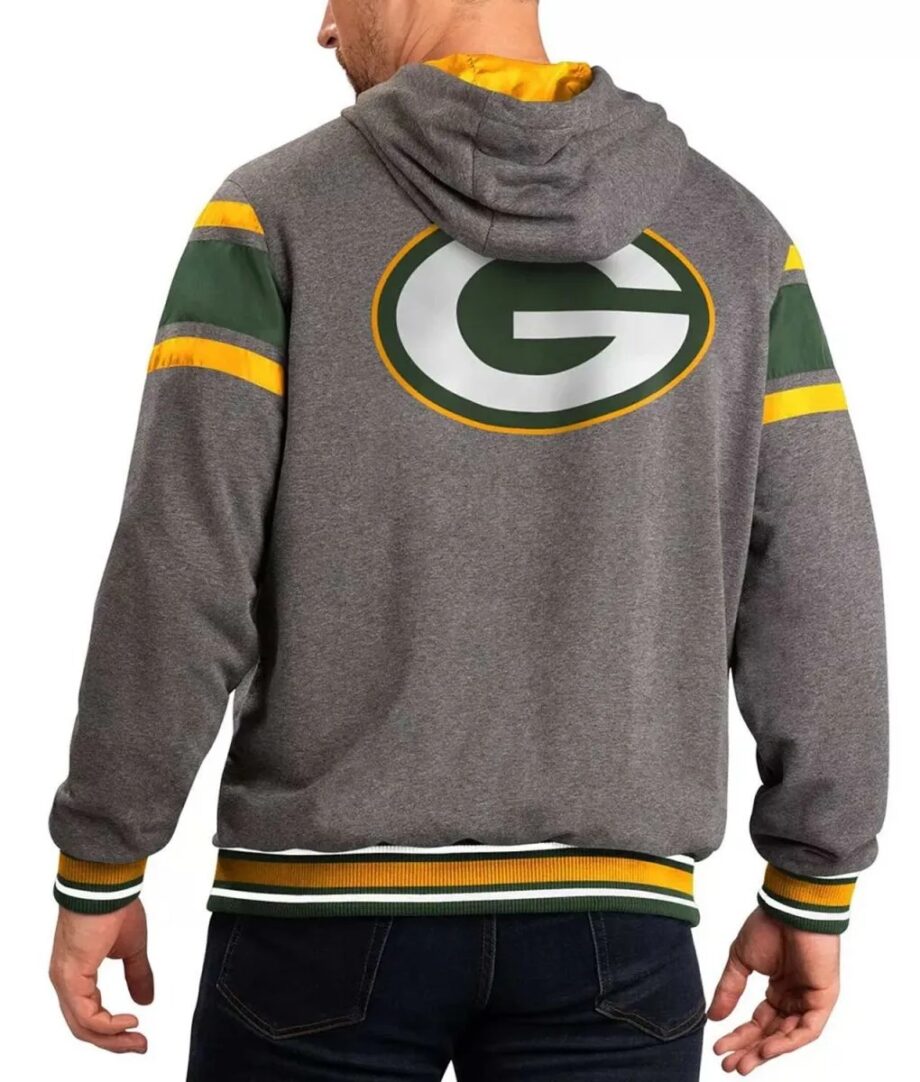 Gray Green Bay Packers Extreme Hoodie