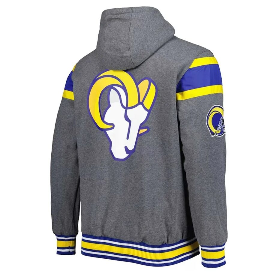 Gray Los Angeles Rams Extreme Hoodie