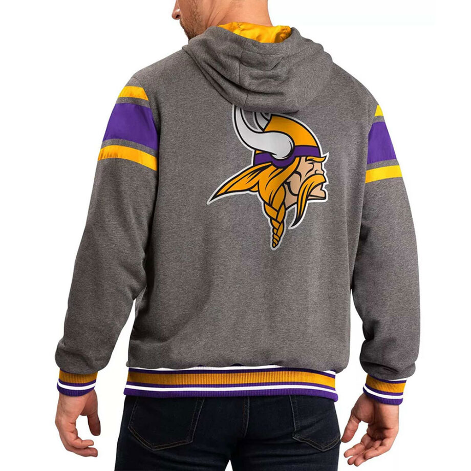 Gray Minnesota Vikings Extreme Hoodie