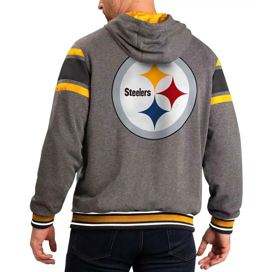 Gray Pittsburgh Steelers Extreme Hoodie
