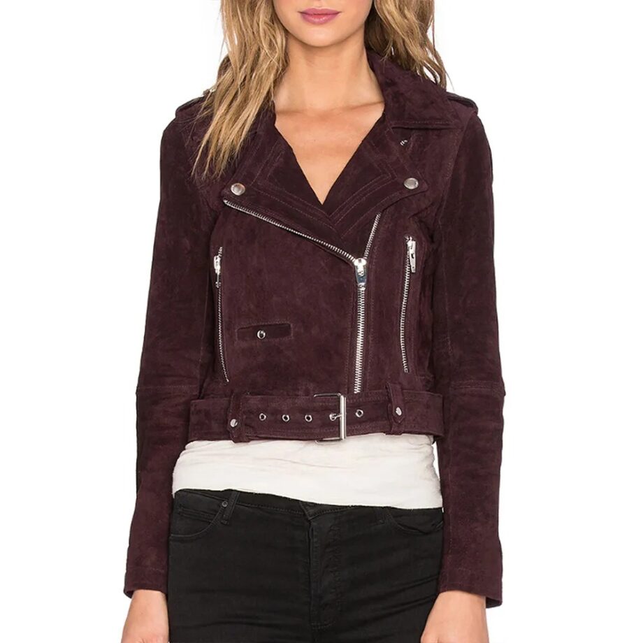 Ashley Benson Brown Suede Jacket Pretty Little Liars S07