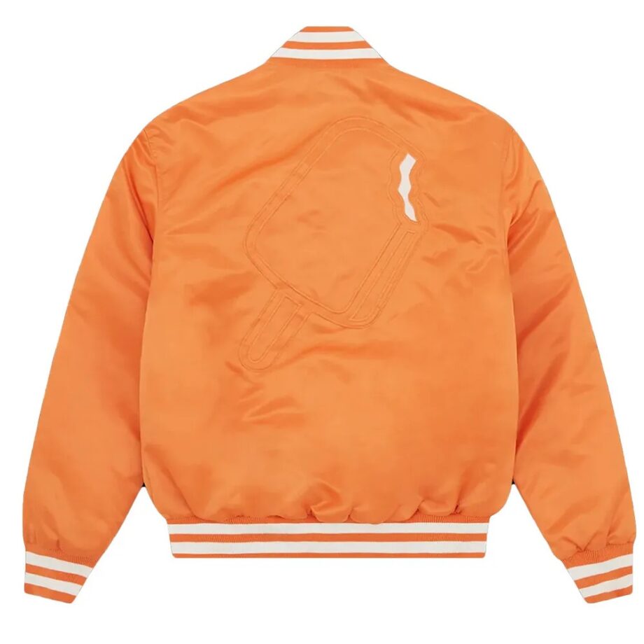 ICECREAM College Bomber Orange Jacket