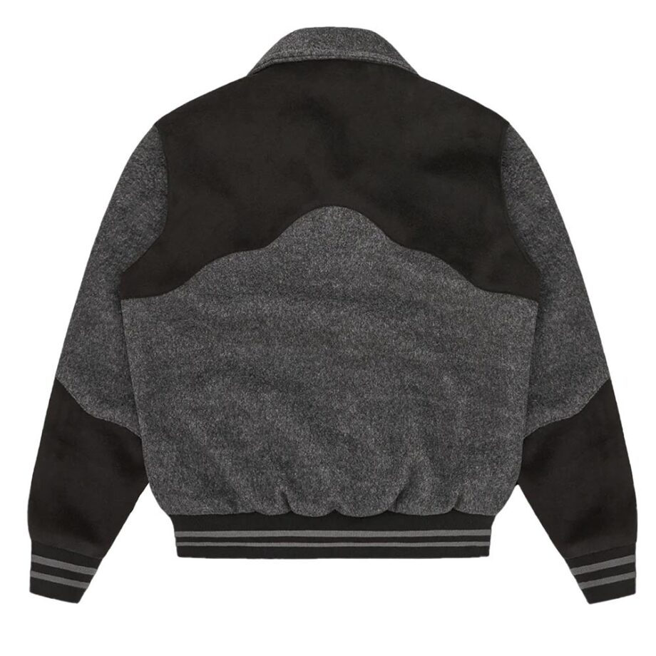 ICECREAM Western Gray Varsity Jacket