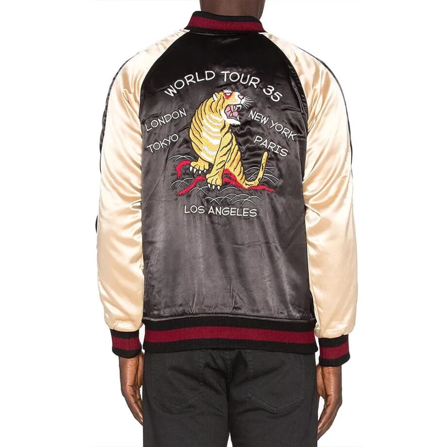 Joel Madden The Voice AU S05 Black & Gold Bomber Jacket