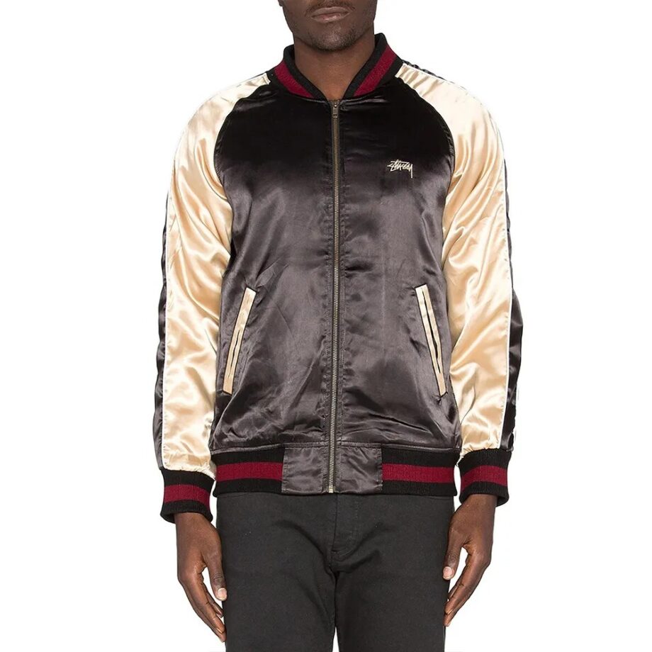 Joel Madden The Voice AU S05 Black & Gold Bomber Jacket