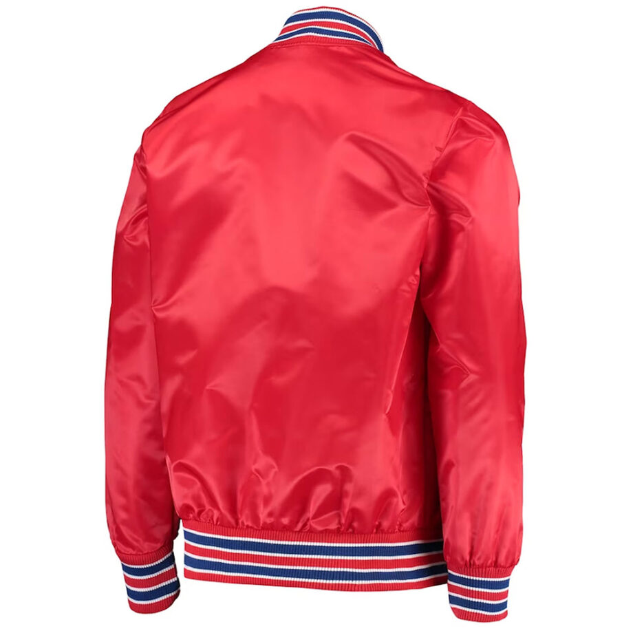 LA Clippers The Diamond Classic Red Satin Jacket