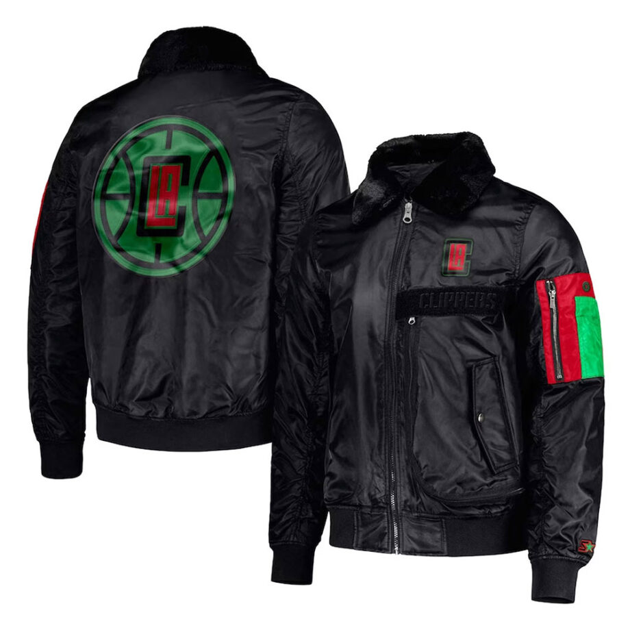 LA Clippers Ty Mopkins Black Jacket