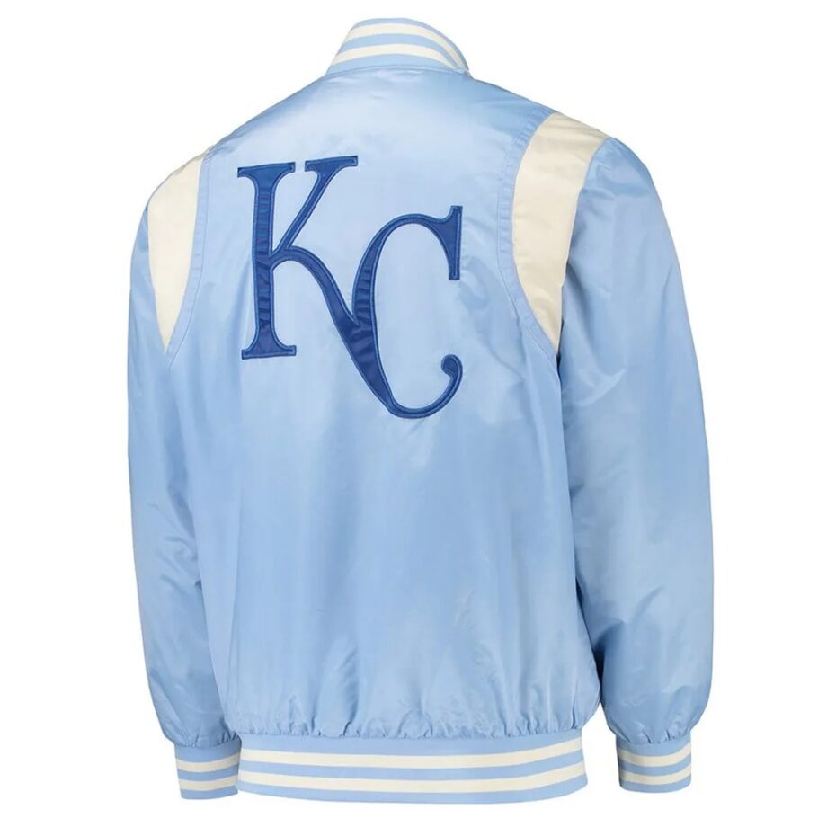 Light Blue & Cream Kansas City Royals Varsity Jacket