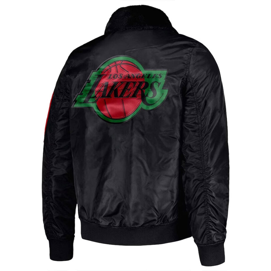 Los Angeles Lakers Ty Mopkins Black Jacket