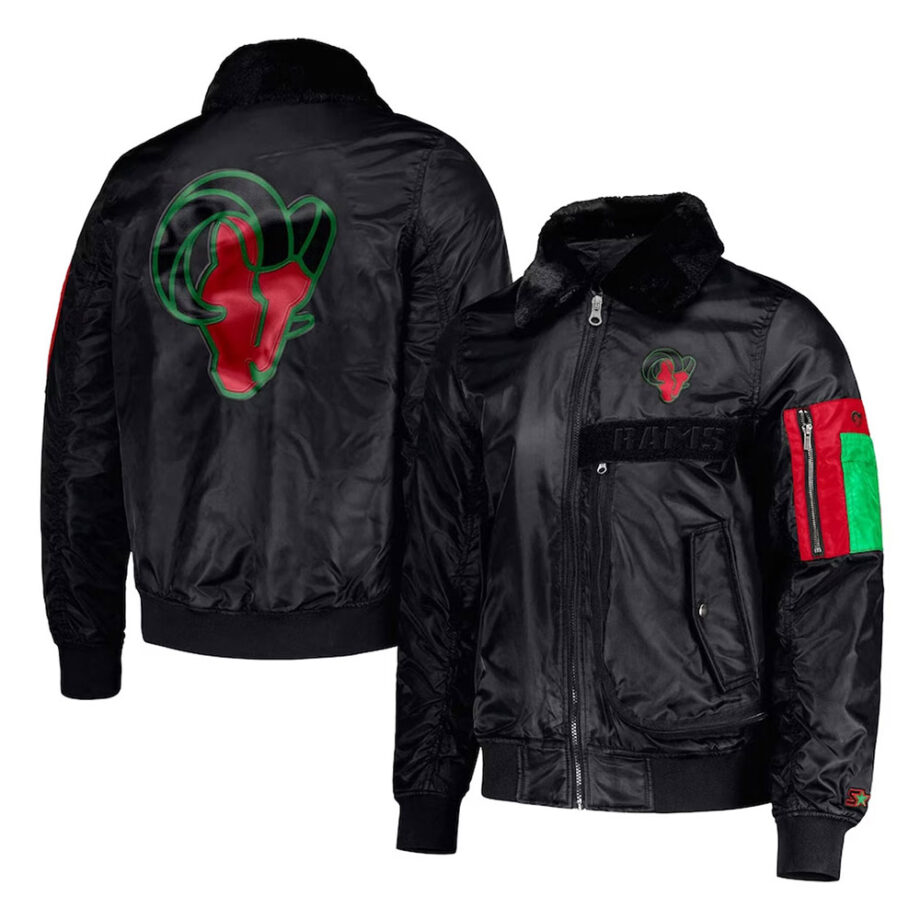 Los Angeles Rams Ty Mopkins Black Jacket