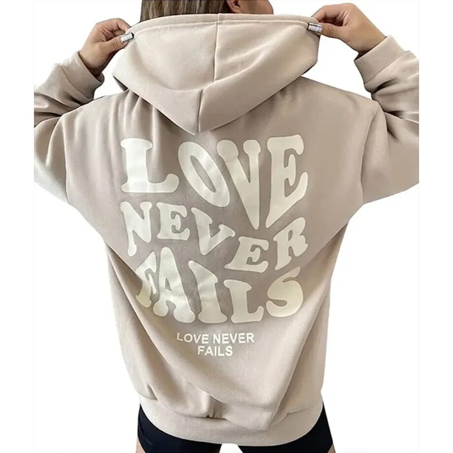 Love Never Fails Pullover Hoodie