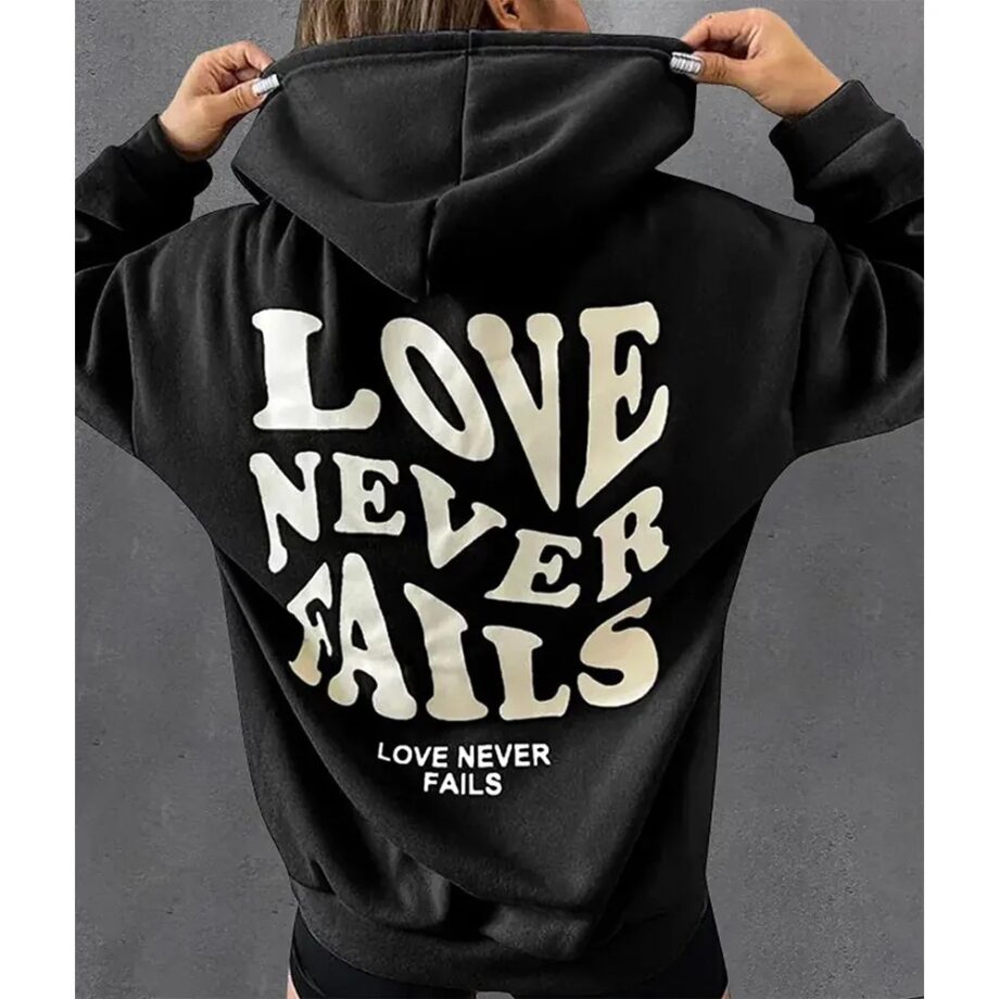 Love Never Fails Pullover Hoodie