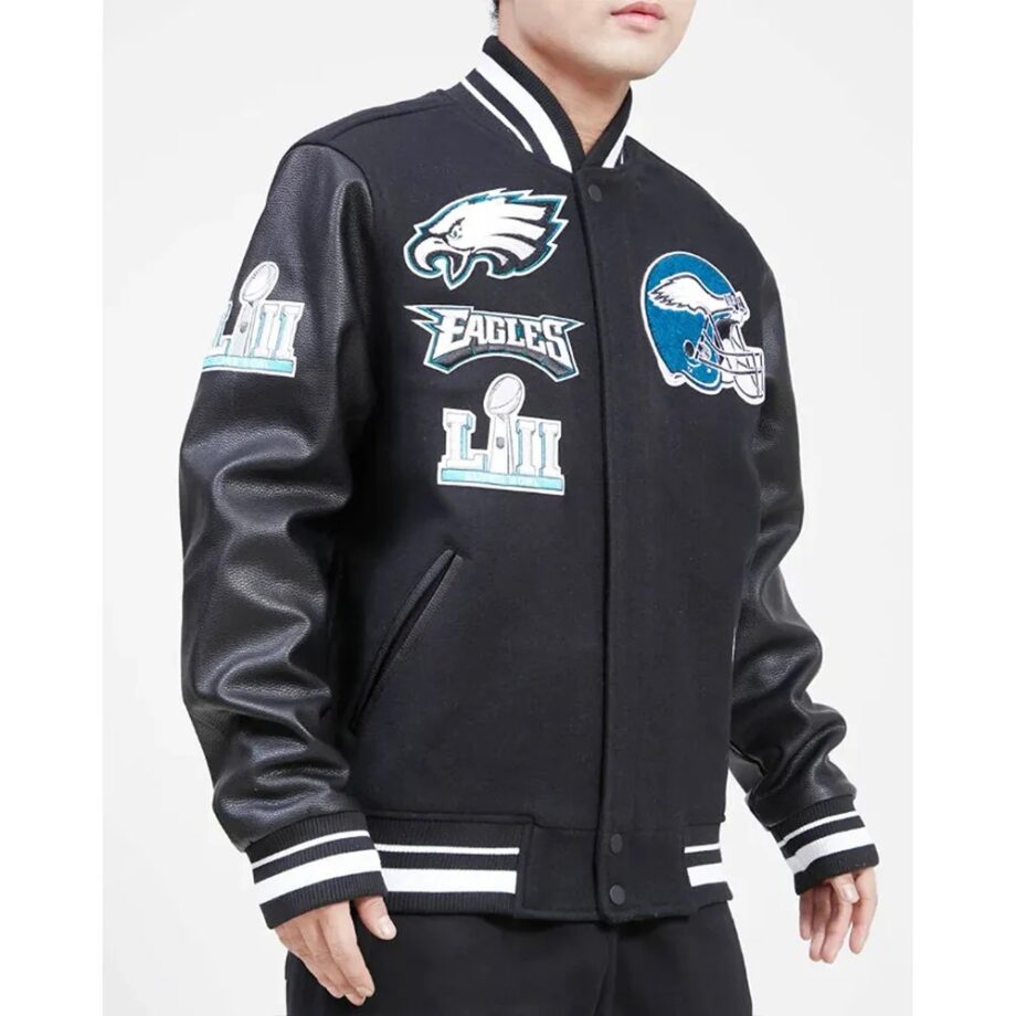 Philadelphia Eagles Mashup Varsity Jacket