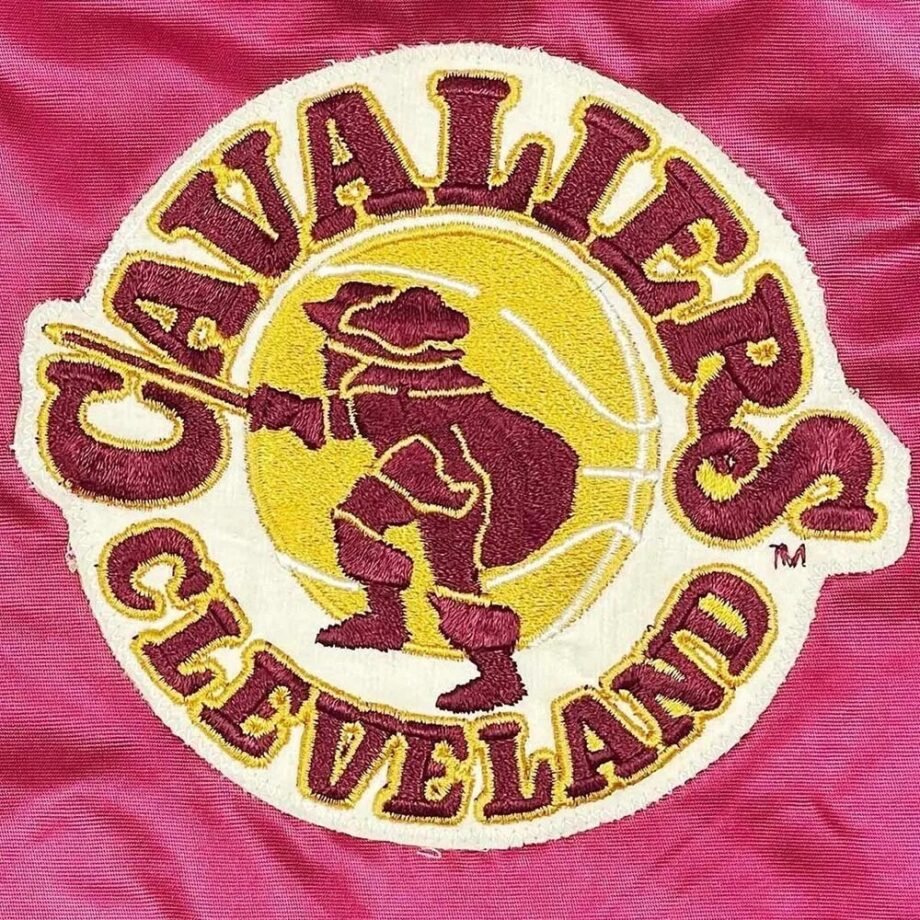 Vintage 80s Cleveland Cavaliers Burgundy Jacket