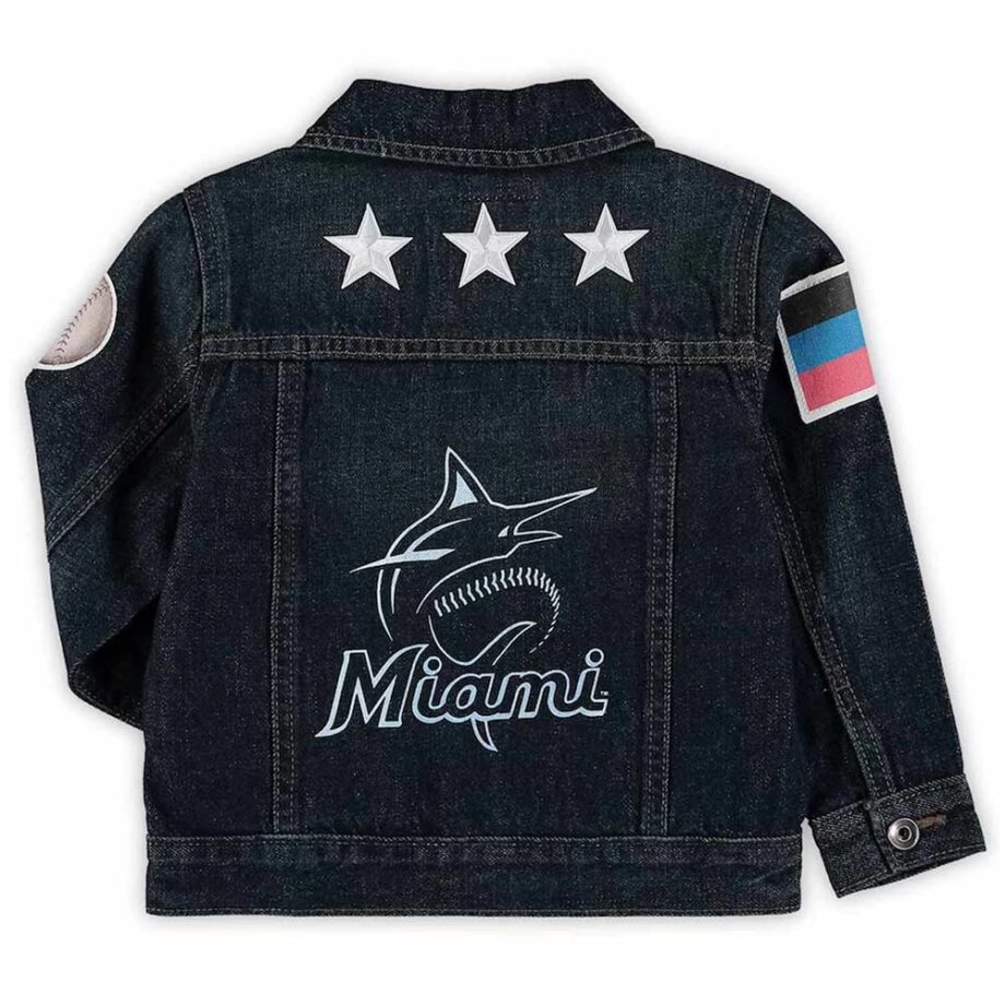 Miami Marlins Toddler Denim Jacket
