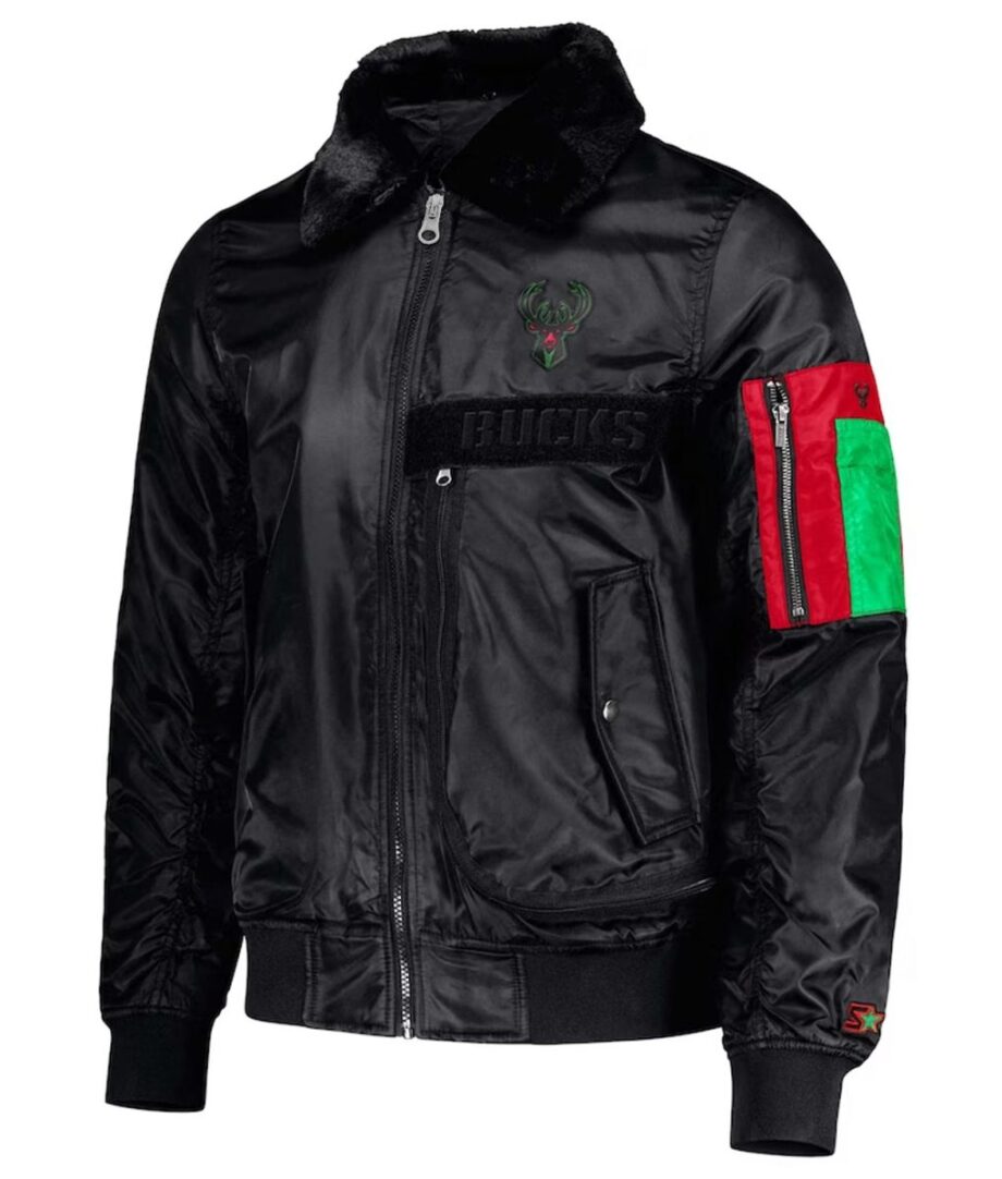 Milwaukee Bucks Ty Mopkins Black Jacket