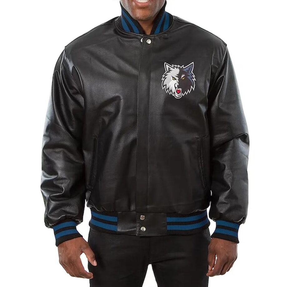 Minnesota Timberwolves Leather Jacket