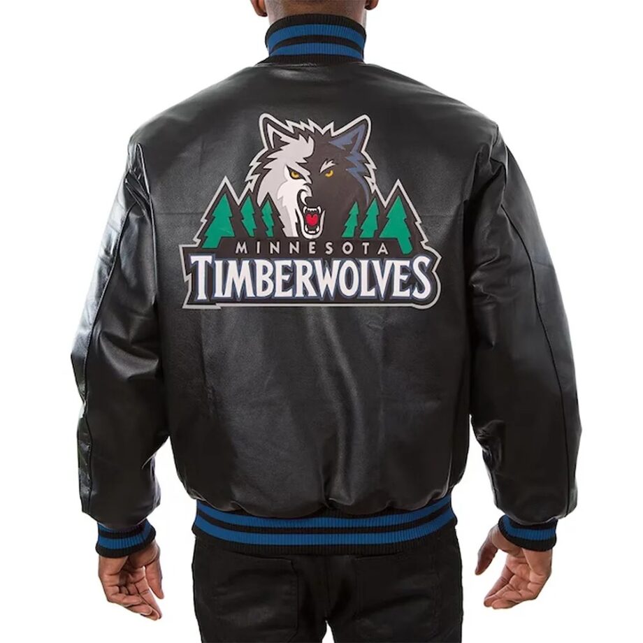 Minnesota Timberwolves Leather Jacket