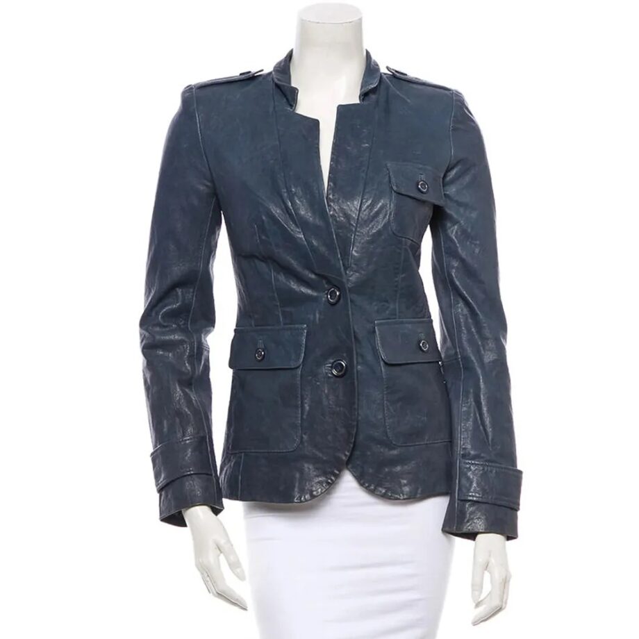 Pretty Little Liars S05 Janel Parrish Leather Blazer