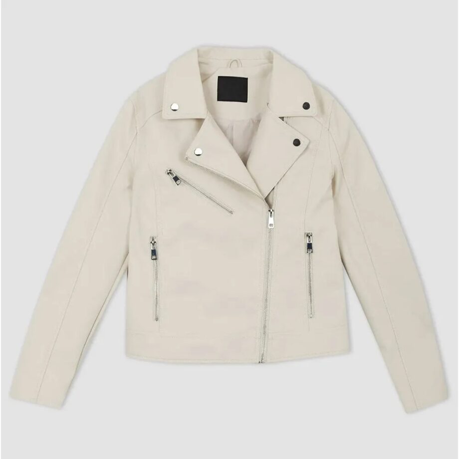 Nashville S02 Connie Britton White Leather Jacket