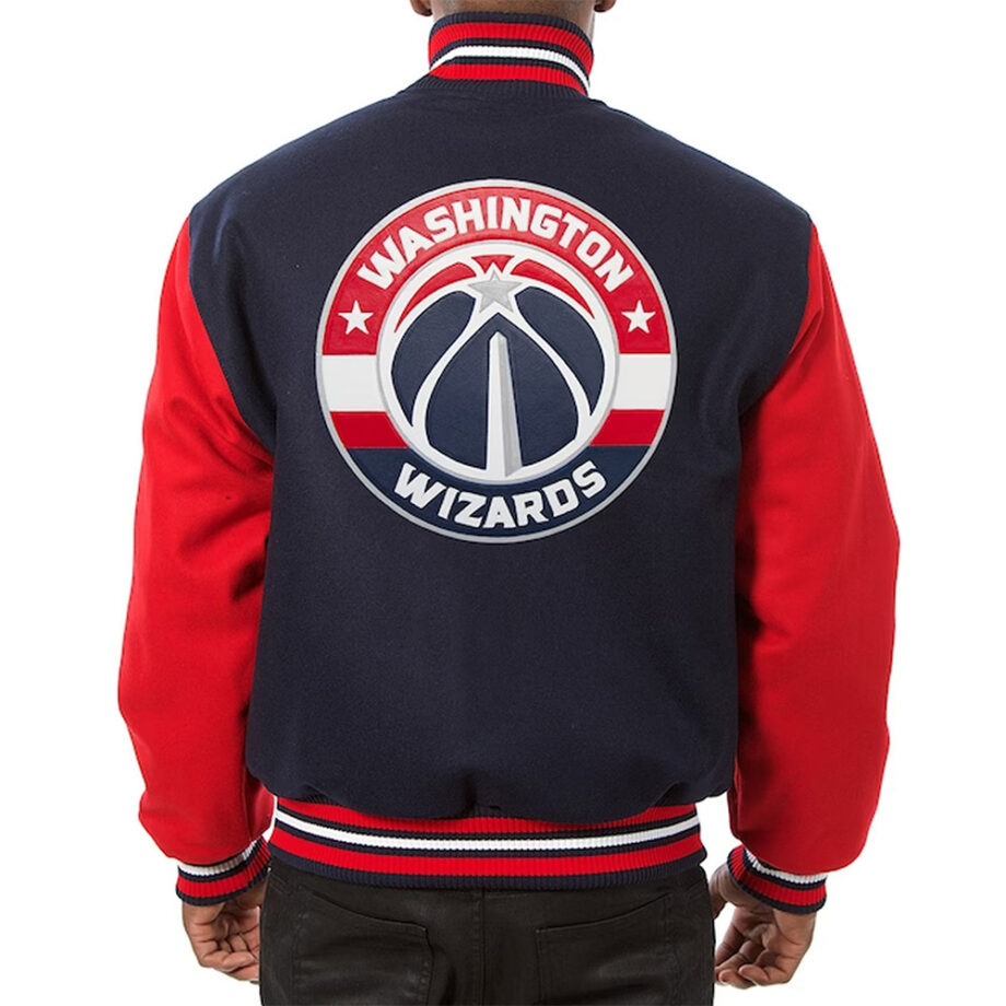 Washington Wizards Navy/Red Varsity Wool Jacket