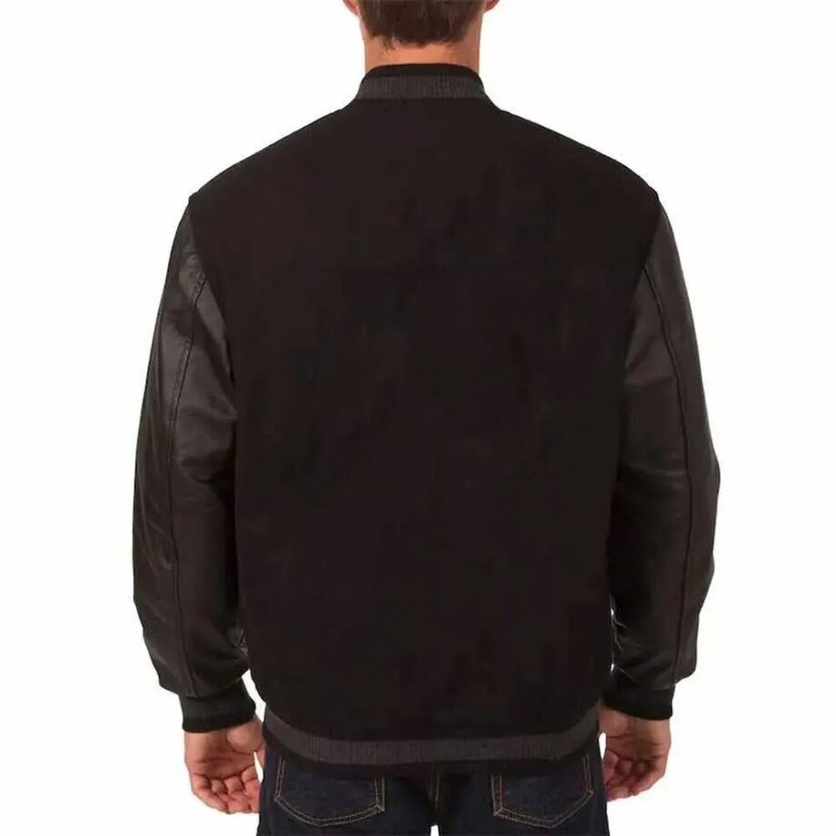 Charcoal/Black New Jersey Devils Varsity Jacket