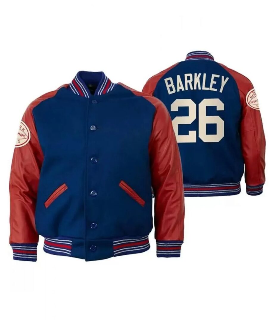 Varsity Saquon Barkley NY Giants Jacket